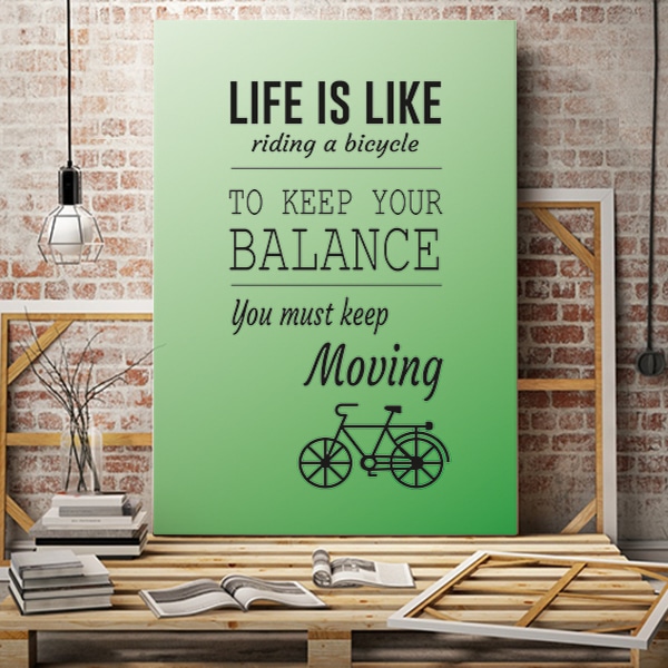 life is like riding a bicycle 1