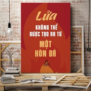 Tranh động lực Lửa không thể được tạo ra từ một hòn đá VP01596