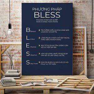 Tranh văn phòng Phương pháp Bless VP01721