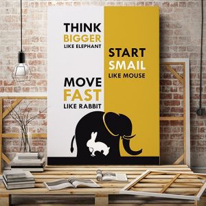 Tranh văn phòng thing bigger like elephant VP01820