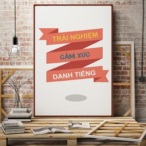 Tranh văn phòng Trải nghiệm cảm xúc danh tiếng VP01869
